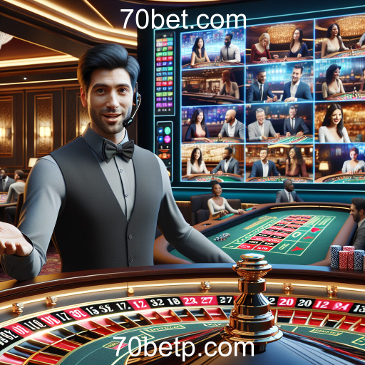 Experiência do Cassino Ao Vivo no 70bet.com: Conecte-se à Emoção
